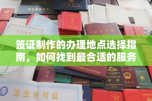 武乡签证制作的办理地点选择指南，如何找到最合适的服务点