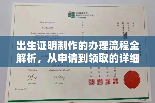 武乡出生证明制作的办理流程全解析，从申请到领取的详细指南
