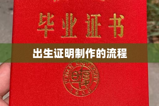 武乡出生证明制作的流程