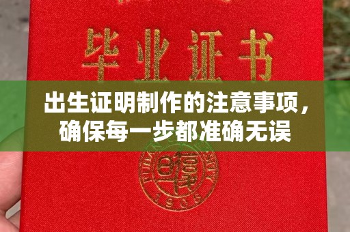 武乡出生证明制作的注意事项，确保每一步都准确无误