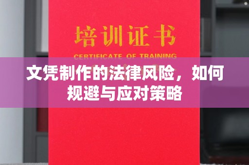 武乡文凭制作的法律风险，如何规避与应对策略