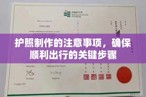 武乡护照制作的注意事项，确保顺利出行的关键步骤