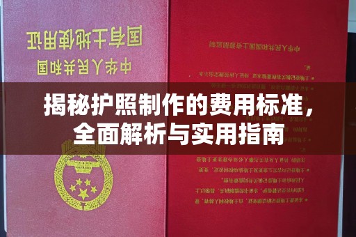 武乡揭秘护照制作的费用标准，全面解析与实用指南