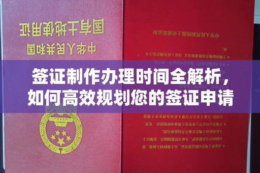 武乡签证制作办理时间全解析，如何高效规划您的签证申请流程